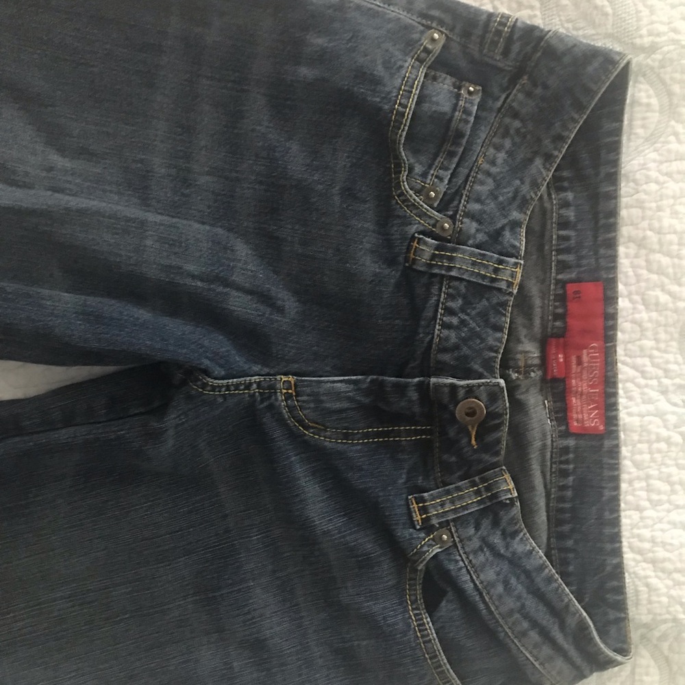 Vintage Guess jeans with rhinestone embellishments